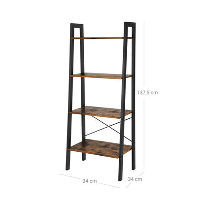 Étagère Bibliothèque à 4 Niveaux